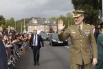 26-04-2022 King Felipe during his visit to the Spanish Civil Guard headquarters, in Sarria, Lugo, Galicia.

© PPE/Thorton/pool