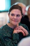 02-02-2023 Sweden Princess Victoria attend the Crown Princess Couple Foundation seminar Faith in the future and trust in young people at the Royal Court in Sweden.

© PPE/ddp/Ronnberg