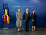 27-02-2024 Belgium Queen Mathilde and King Filip (Philippe) at Europol, the European police agency which helps the member states of the European Union prevent and combat all forms of serious organized and international crime, cybercrime and terrorism, in The Hague. 

Â© PPE/Nieboer