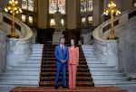20-06-2022 The Hague Princess Mary and Prince Frederik visited the Peace palace on the 1st day of the 2 day visit to the Netherlands.

© PPE/Nieboer