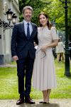 21-06-2022 The Hague Princess Mary and Prince Frederik at the reception at the Dansh residence in The Hague on the 2nd day of the 2 day visit to the Netherlands.

© PPE/Nieboer  