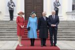 29-03-2023 Germany King Charles and Queen Camilla and Frank-Walter Steinmeier and Elke Budenbender visiting Bellevue Palace in Berlin on the 1st day of the statevisit to Germany.

© PPE/ddp/kern