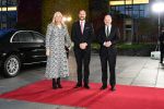 09-11-2023 German Chancellor Olaf Scholz (SPD) welcoming the Norwegian Crown Prince Haakon and Crown Princess Mette-Marit in the Federal Chancellery in Berlin.

© PPE/ddp