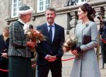 04-10-2022 Denmark Princess Mary and Prince Frederik and   Princes Benedikte attend the opening of the Danish Parliament, Folketinget, at Christiansborg Castle in Copenhagen, Denmark.

© PPE/Hildebrandt