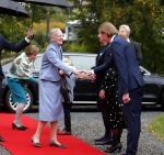 26-09-2022 Norway Queen Margrethe and Queen Sonja arriving for the Norden Association annual language award at the Nordens Hus in Oslo.
The Danish Queen received the award.

© PPE/ddp/stella/Gulliksrud