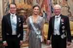 29-09-2022 Sweden King Carl Gustaf, Crown Princess Victoria, Prince Daniel attend the dinner for party representatives, ambassadors and staff at the Royal Palace in Stockholm, Sweden.

© PPE/ddp/stella/eklund